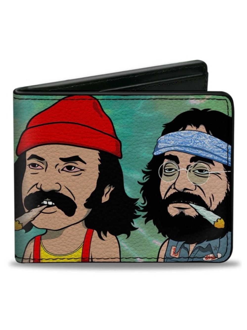 Cheech & Chong “Homies in Dreamland” Bi-Fold Wallet – Vegan Leather